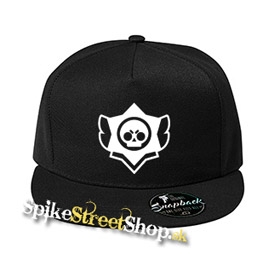 BRAWL STARS - Skull - čierna šiltovka model "Snapback"