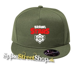BRAWL STARS - Logo - khaki šiltovka model "Snapback"