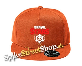 BRAWL STARS - Logo - oranžová šiltovka model "Snapback"
