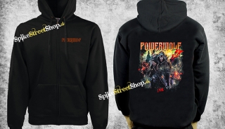 POWERWOLF - Live - čierna pánska mikina na zips