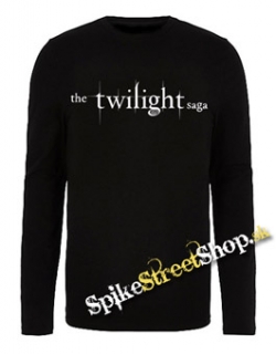 TWILIGHT - The Twilight Saga Logo - čierne pánske tričko s dlhými rukávmi