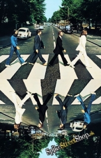 Samolepka BEATLES - Abbey Road Theme Mirroring