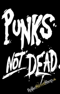 Samolepka PUNK IS NOT DEAD - B&W Logo