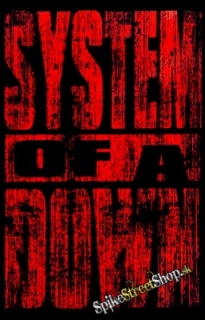 Samolepka SYSTEM OF A DOWN - Red Logo