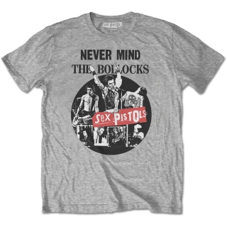 SEX PISTOLS - Never Mind The Bollocks - sivé pánske tričko