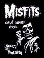 MISFITS - Legacy Of Brutality - chrbtová nášivka