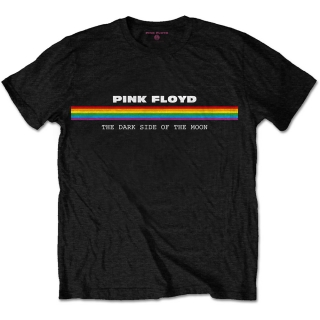 PINK FLOYD - Spectrum Stripe - čierne pánske tričko
