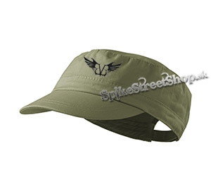 BLACK VEIL BRIDES - Wings - olivová šiltovka army cap