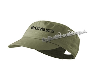 BLACK VEIL BRIDES - Wings Logo - olivová šiltovka army cap