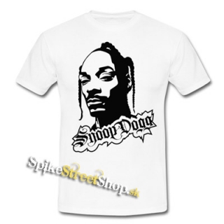 SNOOP DOGG - Logo & Portrait - biele pánske tričko