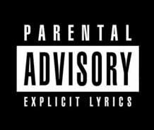 PARENTAL ADVISORY - chrbtová nášivka