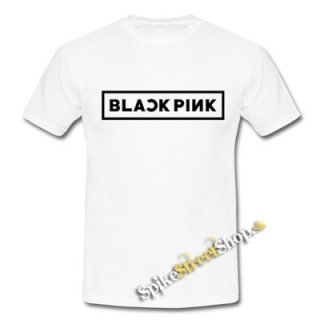 BLACKPINK - Logo Black - biele detské tričko