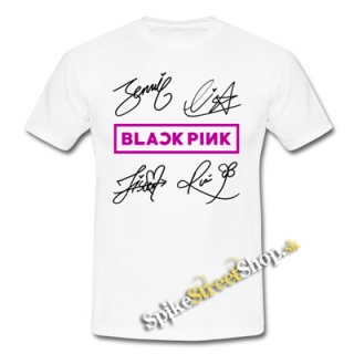 BLACKPINK - Logo & Signature - biele detské tričko