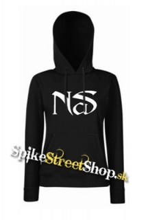 NAS - Logo Hip Hop Legend - čierna dámska mikina
