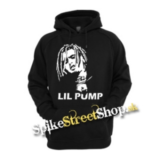 LIL PUMP - Logo & Portrait - čierna pánska mikina