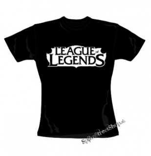 LEAGUE OF LEGENDS - Logo LOL Symbol - čierne dámske tričko