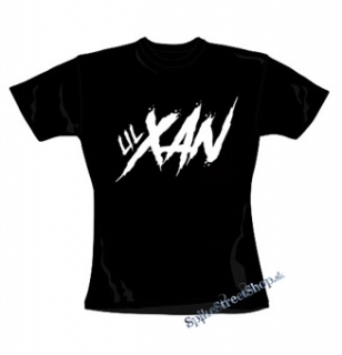 LIL XAN - Logo - čierne dámske tričko