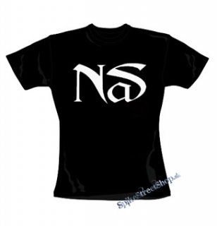 NAS - Logo Hip Hop Legend - čierne dámske tričko