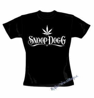 SNOOP DOGG - Logo Mary Jane - čierne dámske tričko