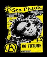 SEX PISTOLS - Anarchy - No Future - chrbtová nášivka