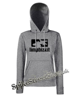 LIMP BIZKIT - Spray Logo - sivá dámska mikina