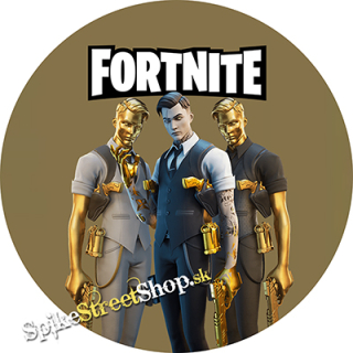 Podložka pod myš FORTNITE - Golden Skins - okrúhla