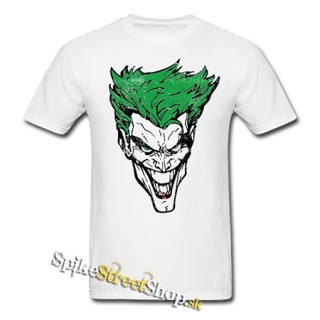 BATMAN - Jocker Retro Face - biele detské tričko