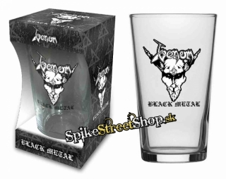 VENOM - Black Metal - sklenený pohár na pivo