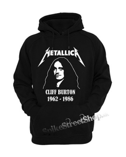 METALLICA - Cliff Burton 1962-1986 - čierna pánska mikina