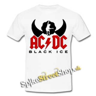 AC/DC - Black Ice Angus Silhouette - biele detské tričko