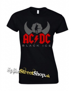 AC/DC - Black Ice Angus Silhouette - čierne dámske tričko