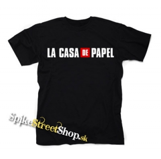 PAPIEROVÝ DOM - LA CASA DE PAPEL - Logo - pánske tričko