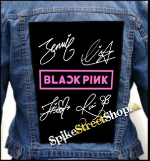 BLACKPINK - Logo & Signature - chrbtová nášivka