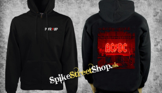 AC/DC - Power Up - čierna pánska mikina na zips