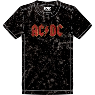 AC/DC - Logo - čierne pánske tričko