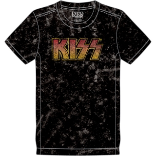 KISS - Classic Logo - čierne pánske tričko