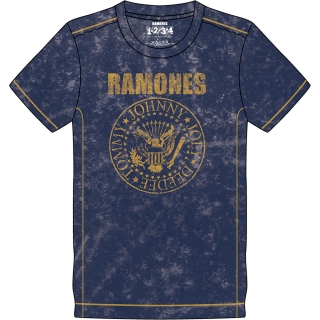 RAMONES - Presidential Seal - modré pánske tričko