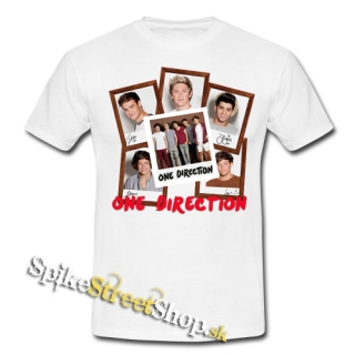 ONE DIRECTION - Polaroid Names - biele pánske tričko