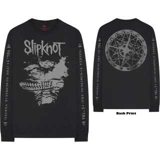 SLIPKNOT - Subliminal Verses - čierne pánske tričko s dlhými rukávmi