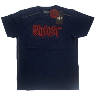 SLIPKNOT - Logo - modré pánske tričko
