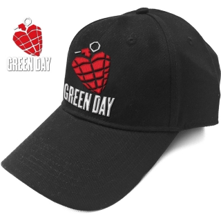 GREEN DAY - Grenade Logo - čierna šiltovka