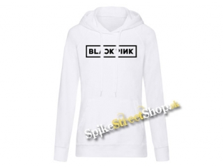 BLACKPINK - Logo - biela dámska mikina
