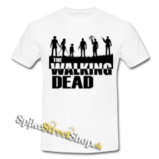 THE WALKING DEAD - Silhouette - biele detské tričko