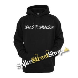 LOUIS TOMLINSON - Logo Smile - čierna pánska mikina