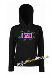 BT21 - Logo & Signature - čierna dámska mikina