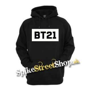 BT21 - Logo - čierna detská mikina