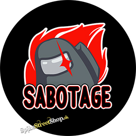 AMONG US - Sabotage - okrúhla podložka pod pohár