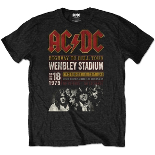 AC/DC - Wembey 79 - čierne pánske tričko