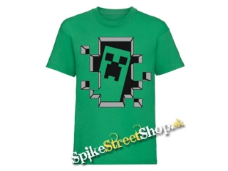 MINECRAFT - Hello I´m Creeper - zelené detské tričko