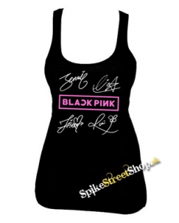 BLACKPINK - Logo & Signature - Ladies Vest Top